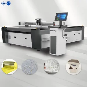 Acoustic Panel CNC Oscillating Knife Cutting Machine for PET Felt Soundproof Foam Insulation Boards