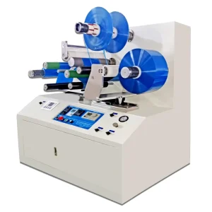 Adhesive Tape Paper Film Roll Rewinding Machine 600mm Desktop Slitter Rewinder 220V 2HP