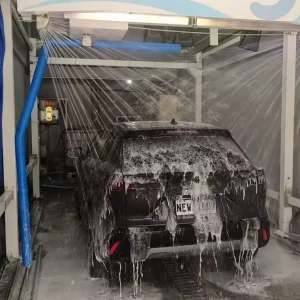Automated High-Pressure Car Wash Machine for Parking Lots