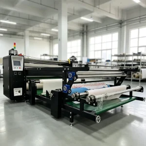 Automatic 1.6m Fabric Print Machine with Blanket Auto Alignment Roller Transfer Press for Garment Production