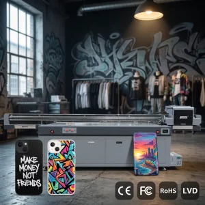 Automatic 2513 UV Inkjet Printer Large Format Rigid Substrate Printing Machine CMYK+W+V