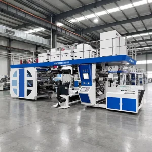 Automatic 6-Color CI Flexo Printing Machine for Paper Roll-to-Roll and Flexible Packaging with Shaftless Unwinder