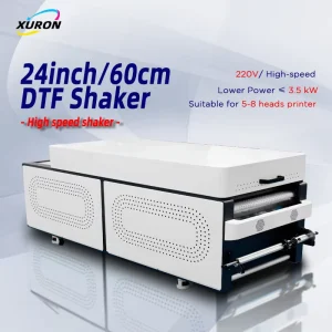 Automatic 60cm/24-inch DTF Shaker Machine with Electric Heating, Sublimation Compatible