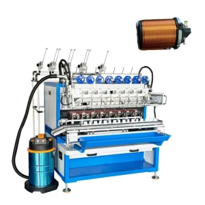 Automatic 8-Axis Coil Winding Machine for Solenoid Valve, Pump Motor, and Transformer Coils