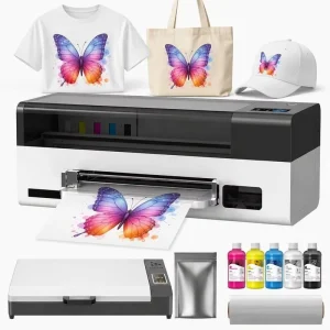 Automatic A3 DTF Printer I3200 Printhead 33cm 13-Inch White Ink Circulation Heat Transfer Machine for T-Shirt Textile