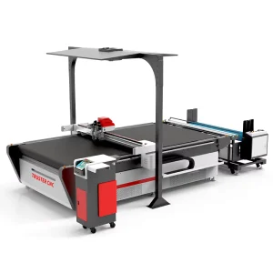 Automatic CNC Digital Genuine PU Leather Scanning and Cutting Machine for Shoes and Handbags