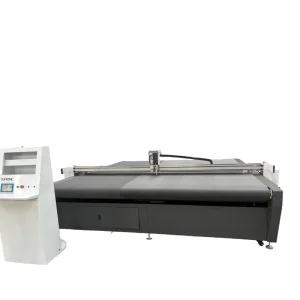 Automatic CNC Fabric and Leather Cutting Machine with Round Knife for Apparel, T-Shirts, and Sofa Covers