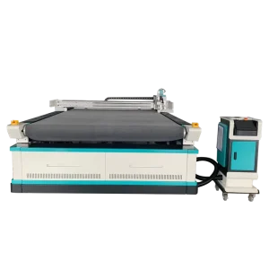 Automatic CNC Oscillating Knife Cutting Machine for Genuine and PU Leather with Servo Motor and Aviation Aluminum