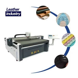 Automatic CNC Oscillating Knife Cutting Machine for Leather PVC Textile and Honeycomb Board 380V 220V