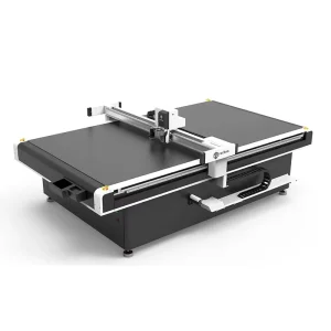 Automatic CNC Oscillating Knife Synthetic PU Leather Car Seat Cover Perforating and Cutting Machine