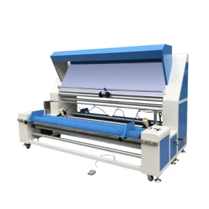 Automatic Cloth Inspection and Fabric Rolling Machine with Edge Alignment