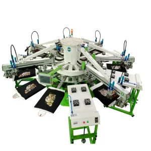 Automatic Cotton Textile Silk Screen Printing Machine