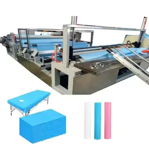 Automatic Cross-Cut Nonwoven Bed Sheet Roll Making Machine