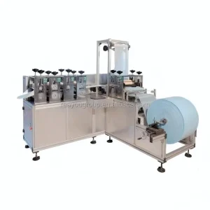 Automatic Disposable Medical Surgical Nonwoven Shoe Cover Making Machine with PE Film Waterproof Equipment
