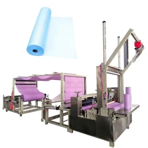 Automatic Disposable Nonwoven Hospital and Spa Bedsheet Cover Making Machine