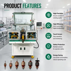 Automatic External Rotor Armature Winding Machine for Motor Coil Production