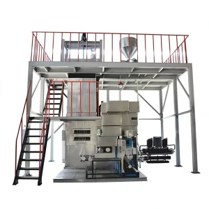 Automatic FDY PP Filament Fiber Extruding Machine Single-Screw Design Pump Gearbox Yarn Spinning Machine