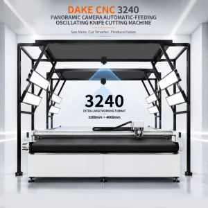 Automatic Feeding Digital Cutting Machine with Camera Recognition for Fabric, Leather, Printed Materials, and Roll Media