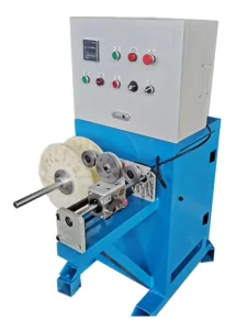 Automatic Fine Steel and Copper Wire Winding Machine with Unwinding Rack Meter Coiling 50kg Capacity