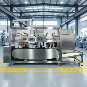 Automatic High-Accuracy Flat-Type High-Speed Dishwasher Capsule Powder Pod Making Machine with Capping and Wrapping Functions
