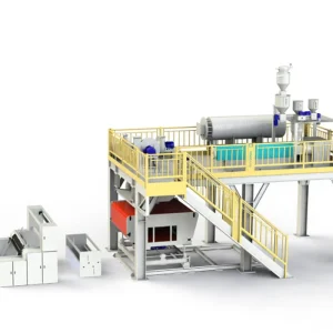Automatic High-Capacity PP Spunbond Meltblown Nonwoven Fabric Production Line with Motor and Bearing