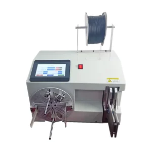 Automatic Integrated Wire Winding and Bundling Machine for Precision Electronic Cable with PLC Control