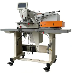 Automatic Label Attaching Machine Coordinate Label Applicator Machine for Garment Sewing Industry TS-2210-VC-LB