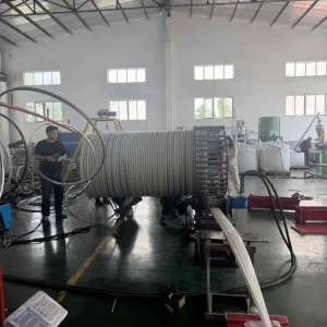 Automatic Large Diameter PVC Spiral Pipe Winding Machine for Drainage Pipes