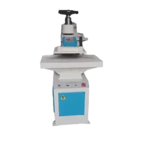Automatic Leather Fabric Shoes Cutting & Punching Machine with Swing Arm and Motor