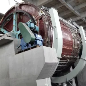 Automatic Motor Overloading Tanning Drum Leather Tannery Machine with Gearbox and Gear 4.6 Ton Capacity