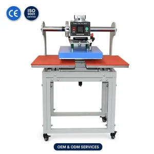 Automatic Multifunctional Pneumatic Slide Auto-Open T-Shirt Heat Press Machine 10×10 38×38 40×60 for Garments