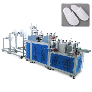 Automatic Non-woven Disposable Slipper Making Machine with Ultrasonic Processing for Airline, Cruise, and Travel Use
