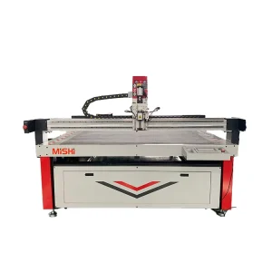 Automatic Oscillating Down Clothes Ultrasonic Upholstery Textile Fabric Cutting Clothing Material Round Knife Cutting Machine