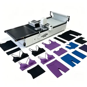 Automatic PLC Engine Bearing Vibration Knife Cutting Machine for Leather Car Mats Garments Multilayer Cloth and Soft Materials