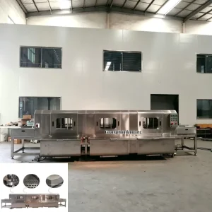 Automatic Poultry Cage Washing Machine Industrial Crate Washer 600pcs/h Plastic Box Cleaning Equipment