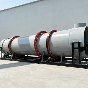 Automatic Rotary Dryer for Wood Chips Sawdust Limestone Straw Bentonite Gypsum and Biological Waste