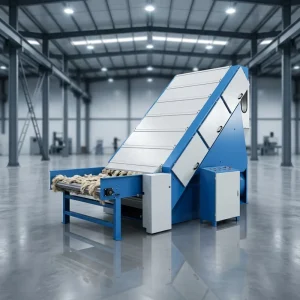 Automatic Six-Roller Step Opening Machine for Textile Dirty Sheep Wool Carding and Pre-Spinning