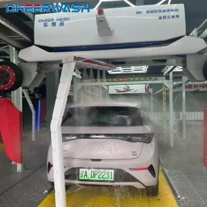 Automatic Touchless Car Wash Machine with Spot-Free High-Pressure Washing System, Stainless Steel, 37 kW