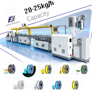 Automatic Traction 3D Printing Filament Extrusion Line for ABS/PETG/PLA