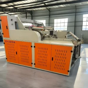 Automatic Winding Machine for Nonwoven Fabric, Rewinder with Tension Control and Bearing Motor