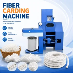Automatic Wool Cotton and Synthetic Fiber Carding Sliver Sample Making Machine Mini Carding Machine