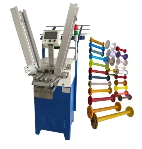 Automatic Yarn Rewinding and Bobbin Winding Machine for Rope Braiding, Chenille Winding, 1000 m/min, 90 kg