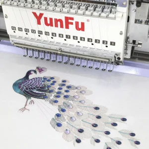 BL-1201C Single Head Computer T-Shirt Embroidery Machine 500*800mm for Printing Shops