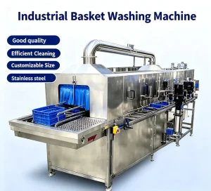 Box Tunnel Washer for Plastic Pallets, Egg Trays, Baskets, and Crates