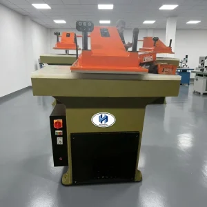 CE Certified HYPER 25 27T Hydraulic Motor Swing Arm Cutting Machine for Leather Shoe Making Multi-Voltage