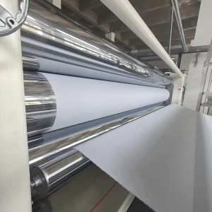 CE ISO9001 Energy Conservation Three Roller Fabric Calender Machine for Nonwoven Textile Machinery