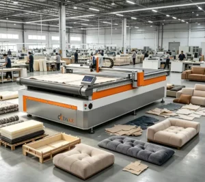 CNC Cutting Machine for Leather Car Seats Sofas and Fabric Sofas