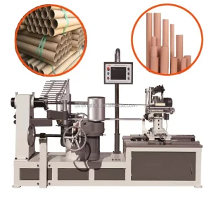 CNC Jumbo Roll Paper Core Making Machine with 76.2mm Core for Kitchen Towel Rolls