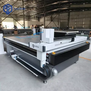 CNC Knife Small Industrial PVC and PU Leather Roll-to-Sheet Cutting Machine