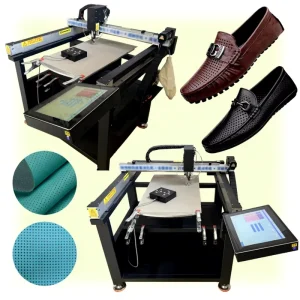 CNC Leather Perforating and Punching Machine for Genuine Leather Car Seat Covers and Shoes